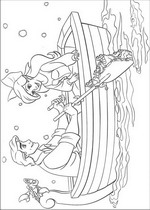 coloring page Ariel, The Little Mermaid
